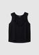 Black oversized pure viscose blouse_4