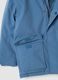 Long padded blue parka with detachable hood, oversized fit_3