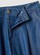 Blue wide-leg jeans in pure lyocell_6