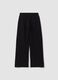 Black cotton-blend straight-fit joggers_4