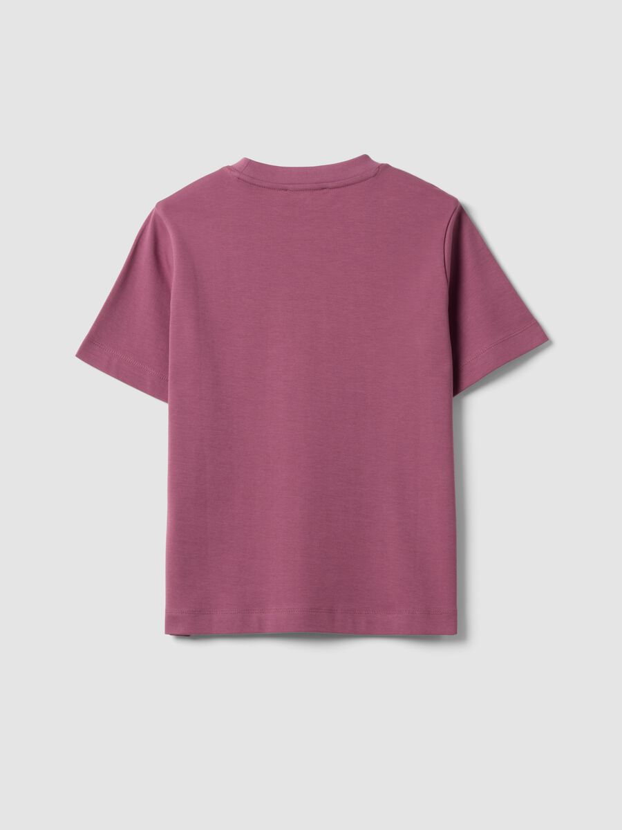 The Iconic Tee relaxed-fit pink pure cotton short-sleeve T-shirt_5