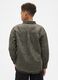 Green Long Sleeve Cotton Shirt_1