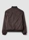 Brown regular-fit jacket with zip_2