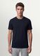 Black organic cotton slim-fit short-sleeve T-shirt_0