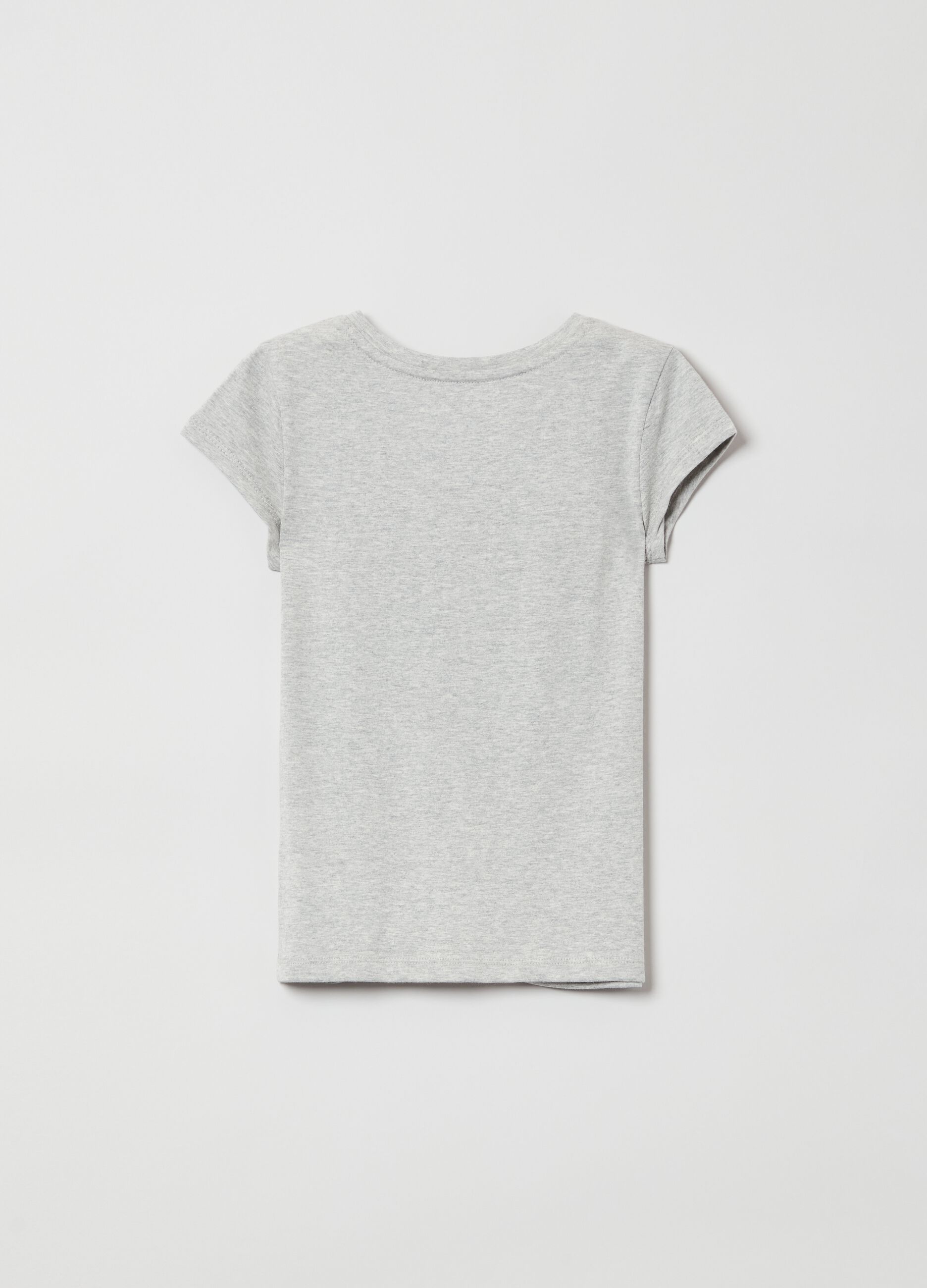 Cotton T-shirt with logo print