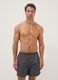 Grey swim shorts with elasticated waistband_0