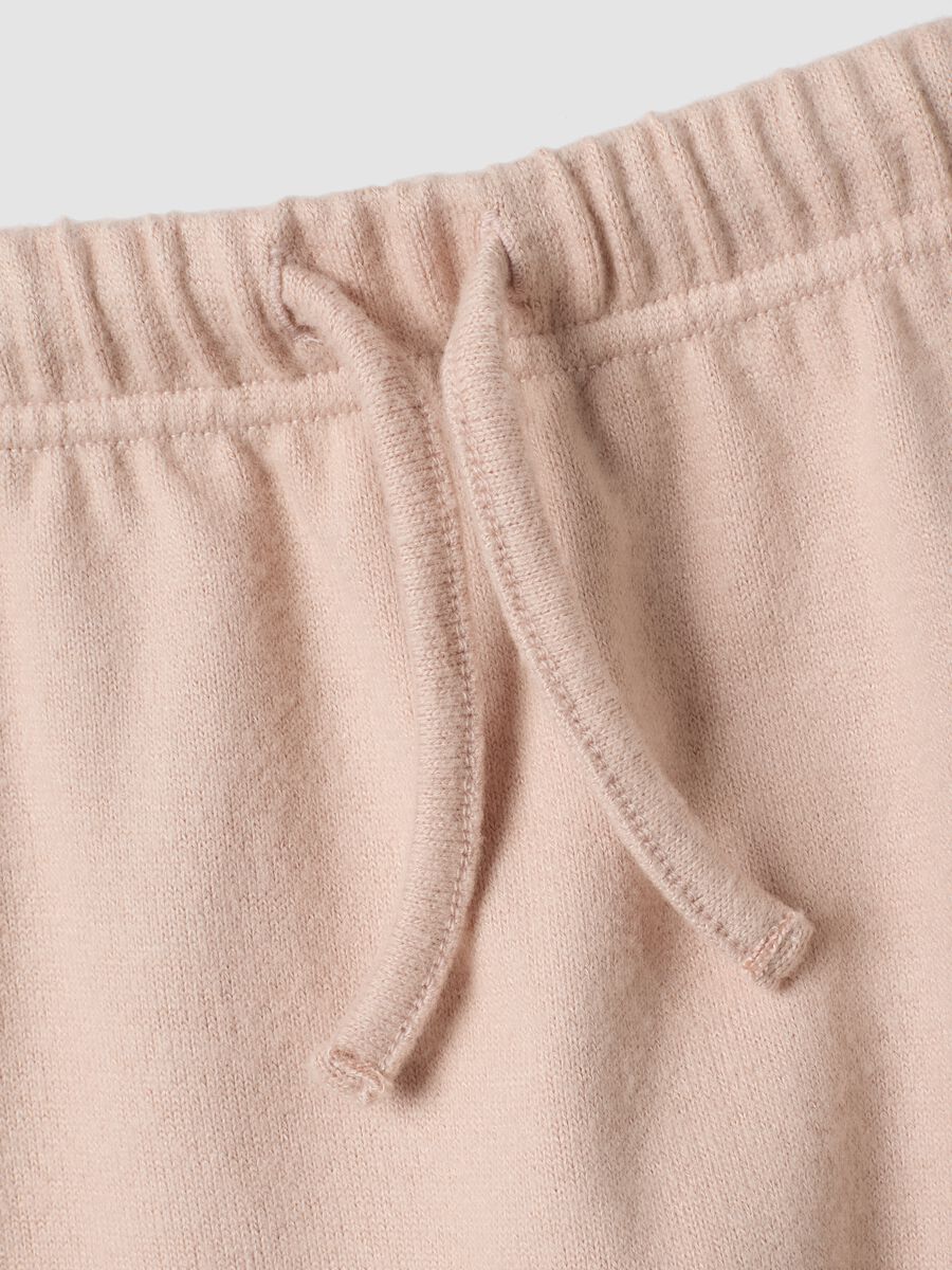 Brown ribbed set in pure organic cotton_2