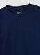 Navy blue organic cotton crew-neck T-shirt_2