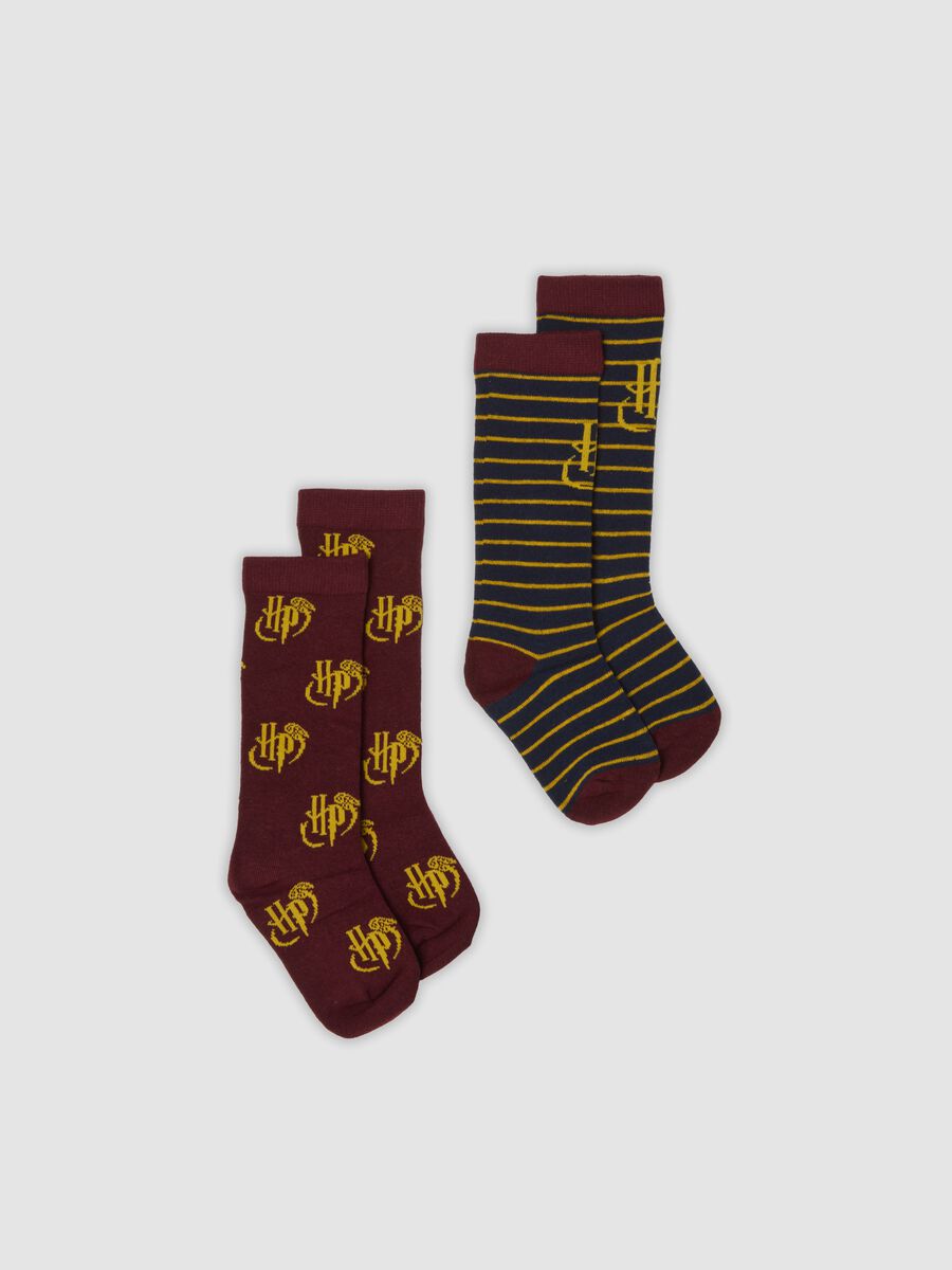 2-pack of Harry Potter long socks in organic stretch cotton_0