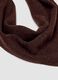 Brown stretch-fabric scarf_1