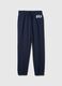 Blue cotton-blend joggers with GAP logo_0