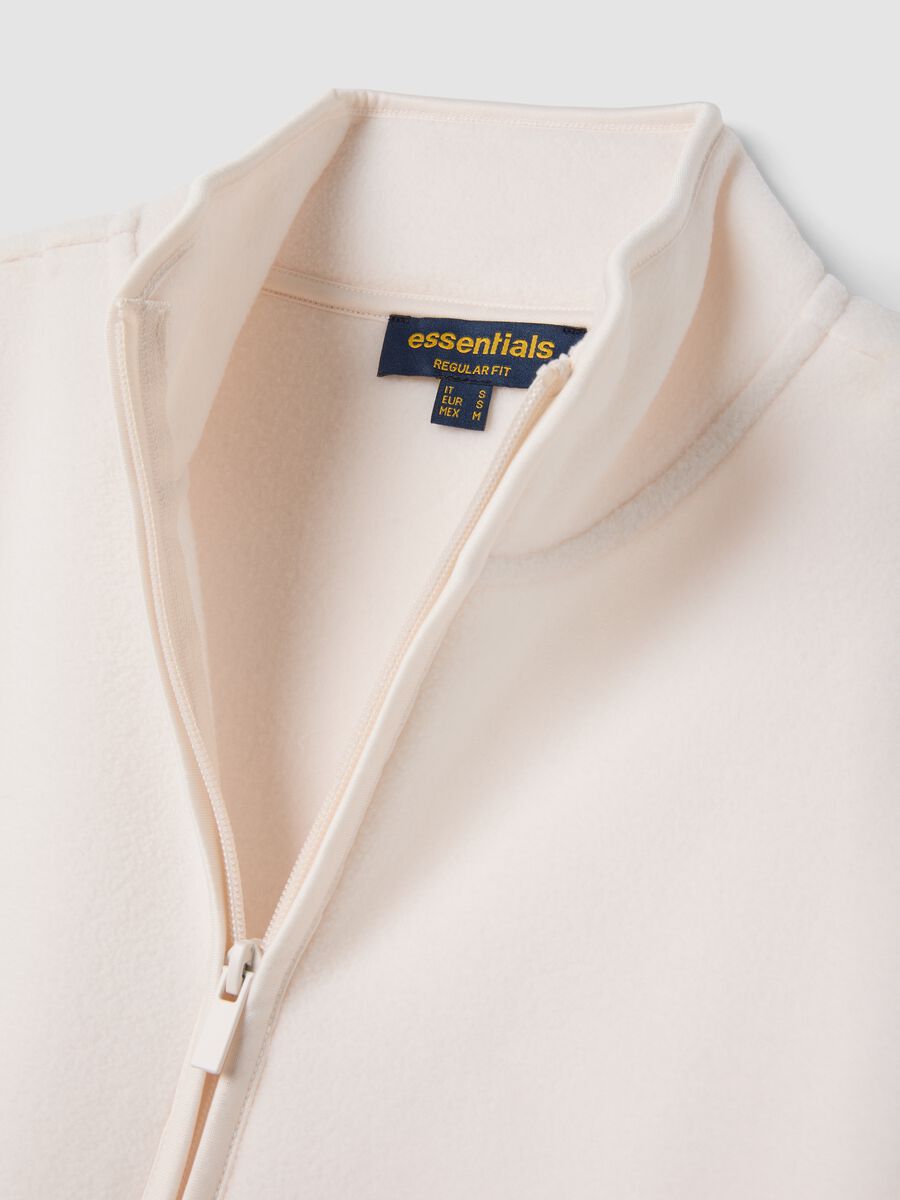 Off-white crew-neck zip sweatshirt_1