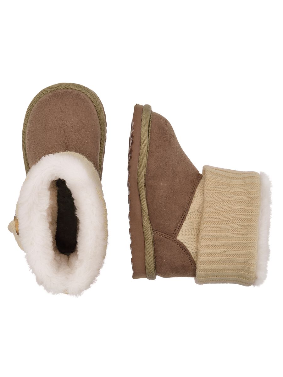 Chicco Brown Booties for Girls_2