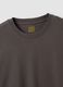Men&rsquo;s grey long-sleeve T-shirt in 100% organic cotton with crew neck_5