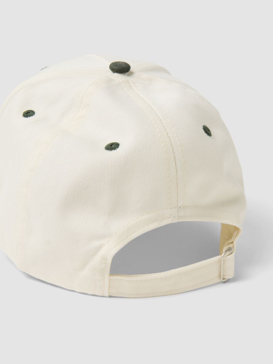 White pure cotton baseball cap_2