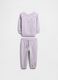 Purple cotton blend set_0