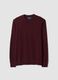 Red cotton and cashmere-blend crew-neck jumper_0