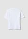 تي شيرت أبيض The Iconic Tee بقَصّة مريحة من قطن خالص بأكمام قصيرة_5