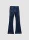 Slim Flare Denim Dark Blue Washed_1