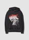 Grey oversized 100% cotton hoodie with &ldquo;A Nightmare On Elm Street&rdquo; print_4