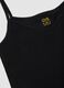 Black stretch cotton vest top, regular fit_1
