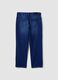 Jeans blu in puro cotone straight fit_6
