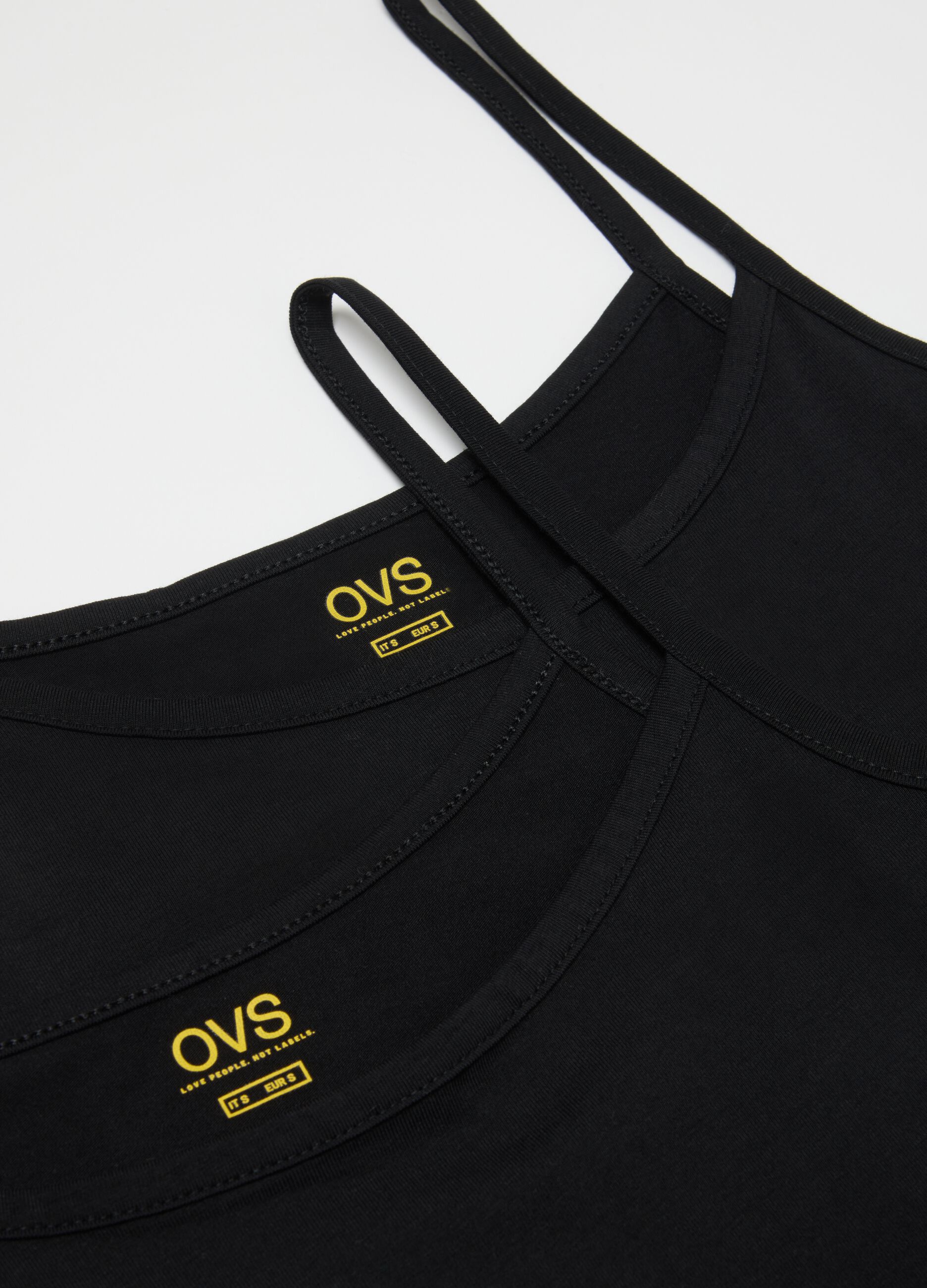 Two-pack organic cotton vests