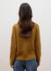 Yellow ribbed stretch wool jumper, regular fit_3