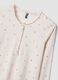Pink pure organic cotton nightdress with round neckline_1