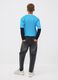Black stretch cotton jeans with elasticated waist for boys_2