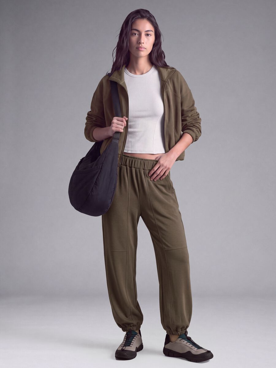 Green soft-touch joggers ALTAVIA STUDIO_0