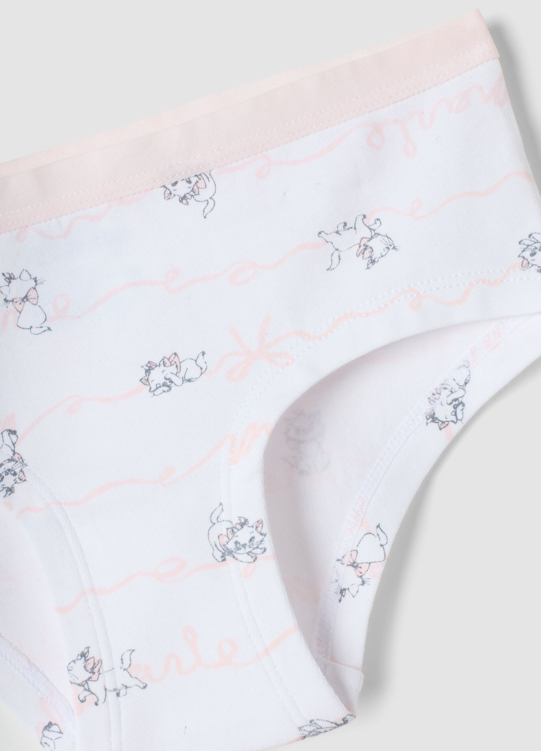 3-pack of pink briefs in stretch organic cotton