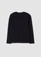 Black organic cotton crew-neck T-shirt_1
