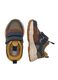 Blue and brown sporty baby shoes with double Velcro fastening_2