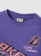 Girls' Stretch Cotton Purple Boxy Fit Lakers T-shirt_2