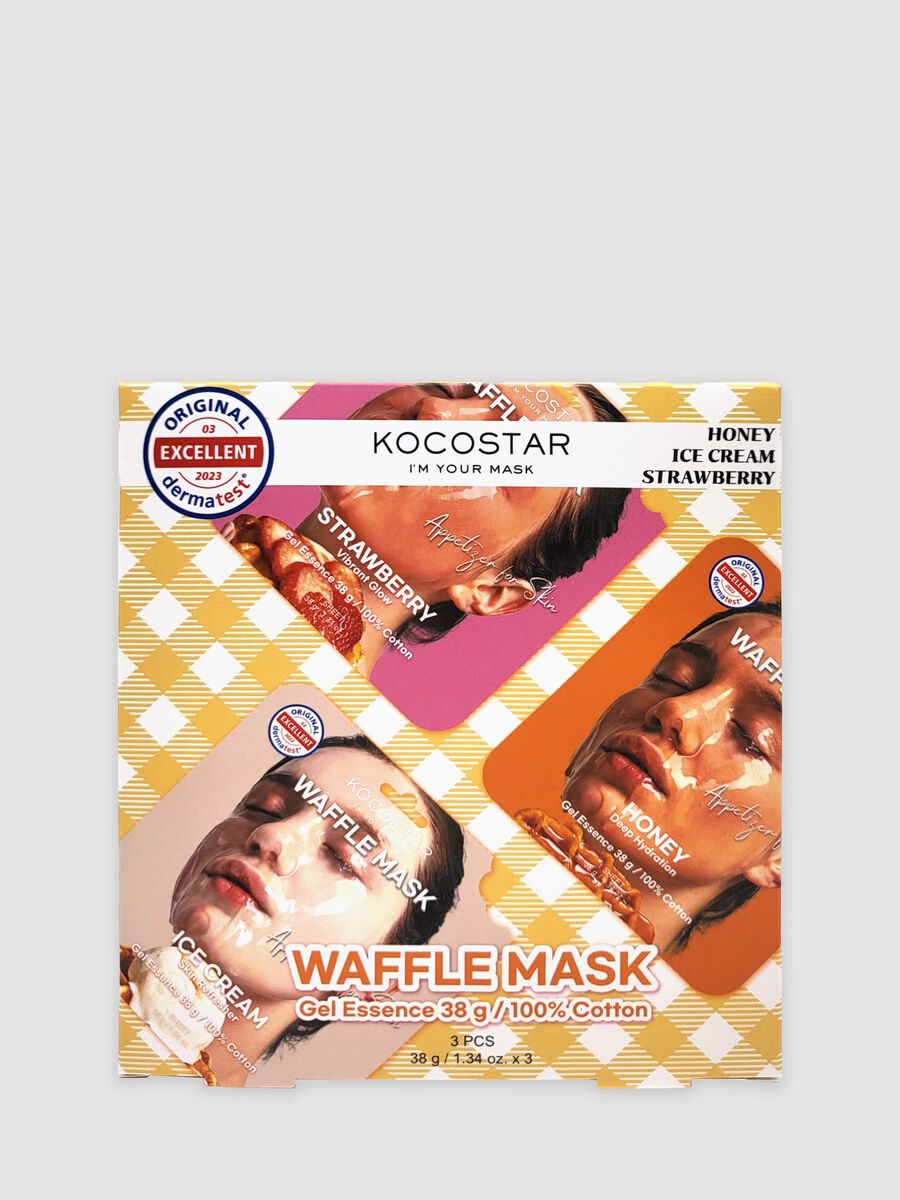 Waffle Mask Kit 3 x 38 g - Korean Beauty Care_1