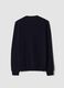 Blue pure wool crew-neck jumper, regular fit_6