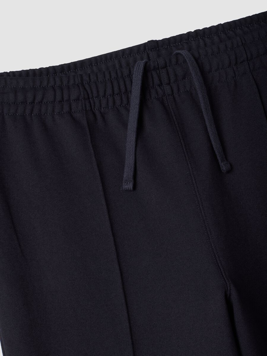 Men&rsquo;s midnight blue relaxed-fit stretch joggers_6