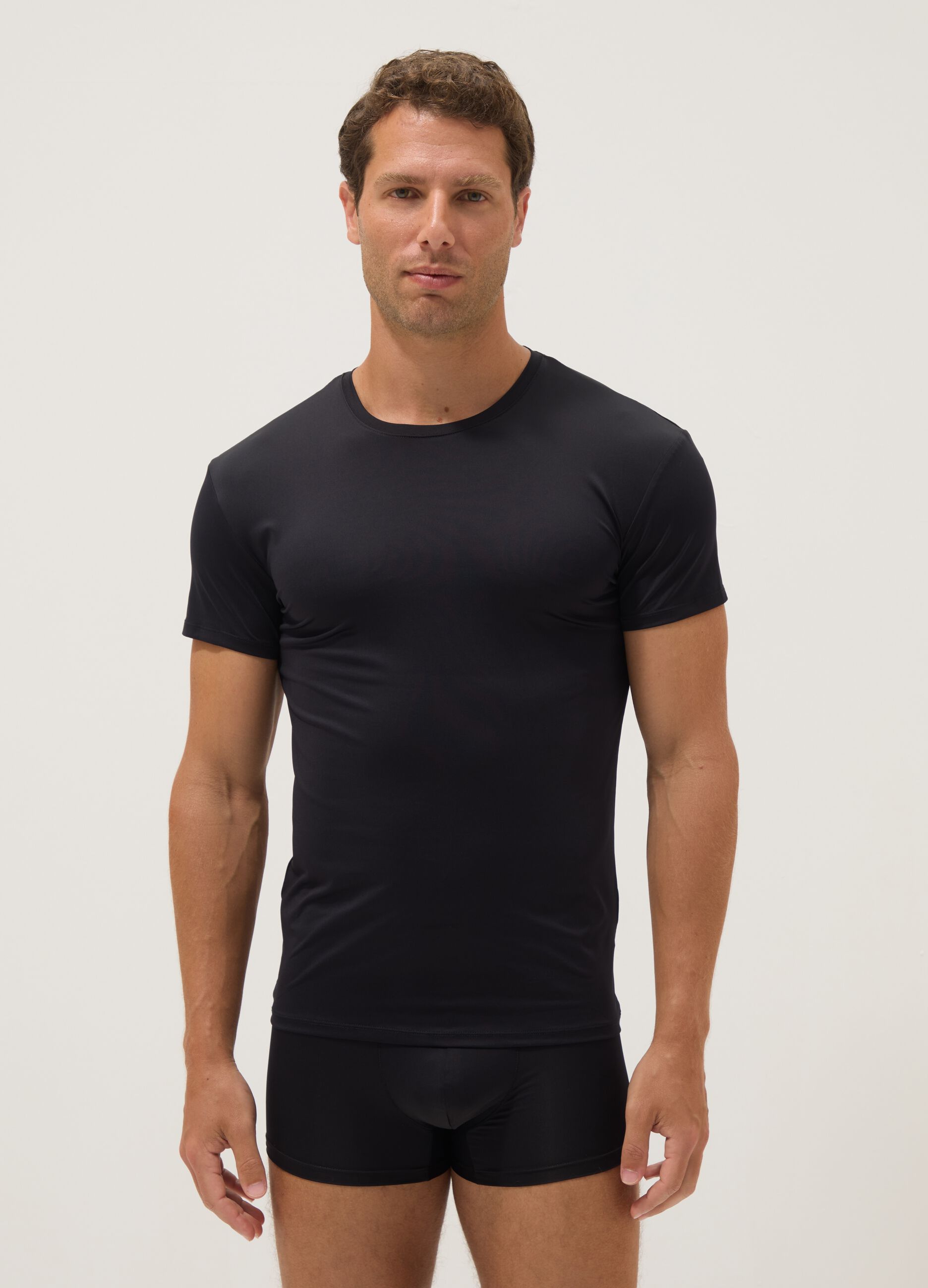 2-pack of blue stretch T-shirts