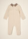 IANA stretchy viscose-blend knitted baby romper_1