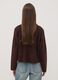 Brown regular-fit shacket with patch pockets_3