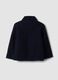 Cappotto blu in misto lana e viscosa regular fit_1