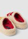 Beige slippers with contrasting embroidery_2