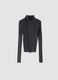 Full-Zip Ribbed Knit Vintage Grey_0