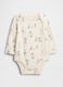Multicolour cotton bodysuit for newborns_0