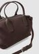 Brown handbag with adjustable shoulder strap_1