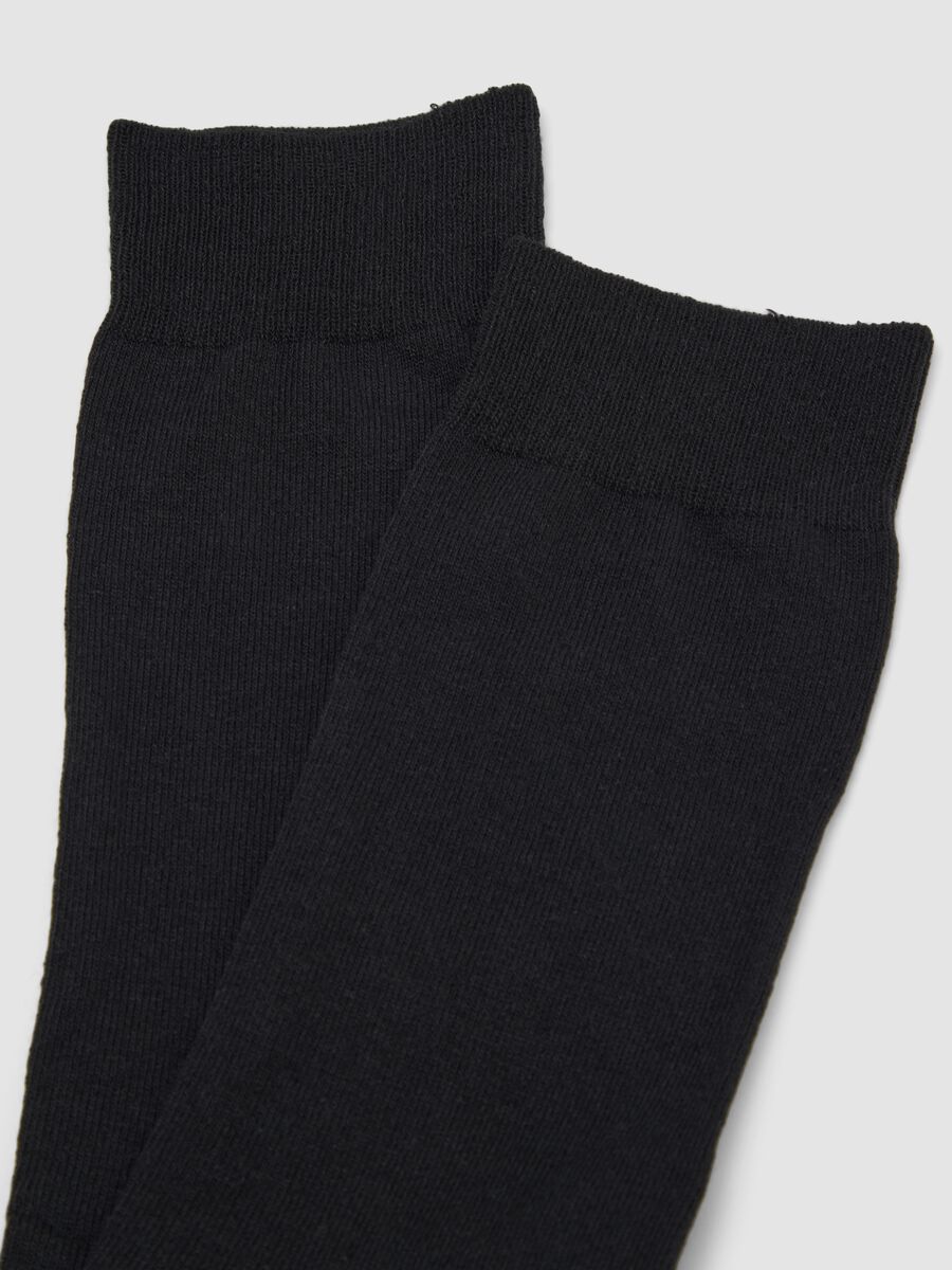 2-pack of black cotton-stretch ankle socks_1