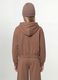 Brown organic cotton hoodie_3