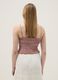 Multicolour striped pure cotton slim fit tank top_3