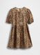Brown Dress with Leopard Print_2